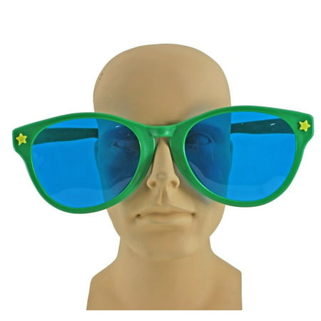 Jumbo Giant Clown Novelty Sunglasses Glasses Plastic Novelty Costume Huge Frames