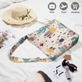 thumbnail image 2 of Canvas Tote Bag for Shopping Enthusiasts Fashionistas Cute Fashion Crossbody Handbag Casual Tote with Zipper Tote Reusable Bags,Cactus Women's Retro Large Size Canvas Shoulder Bag Hobo Crossbody Handb, 2 of 5