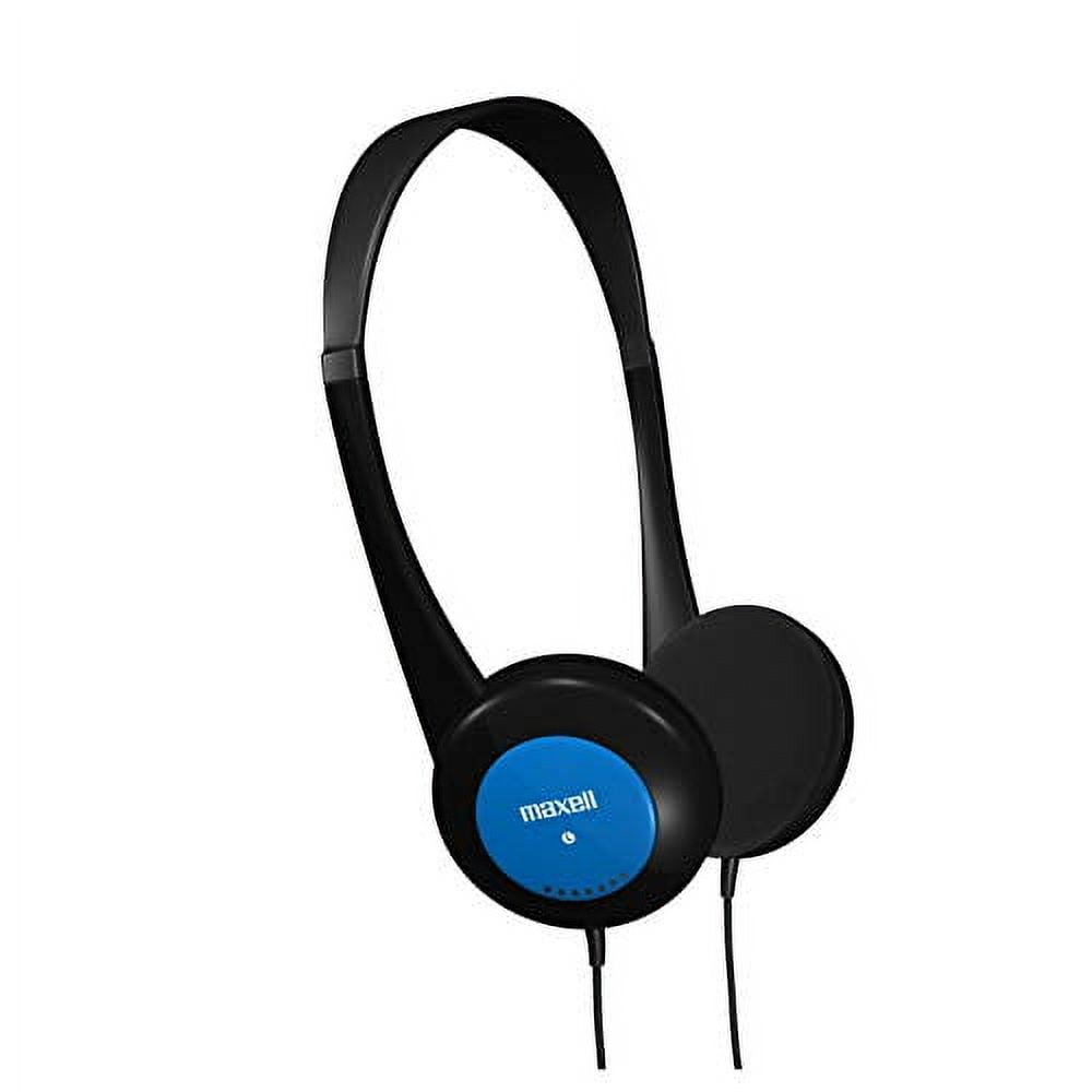 Maxell 190338 Lightweight Small Volume Protection 30mm Driver Comfortable Kids Safe Children Headphones with Interchangeable Colors Black Walmart
