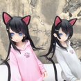 thumbnail image 3 of Ochi Lipka Kneeling Cat-eared Girl Xu Zhi Ripuka Gray Box Hand-made Ornament Model Qyroadwolf, 3 of 4