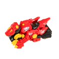 thumbnail image 4 of Juguete de dinosaurio transformador, transformación automática, juego divertido, juguete de dinosaurio deslizante para niños en edad preescolar, niñas velociraptor rojo, 4 of 10
