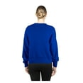 thumbnail image 5 of Women's New Era Blue New York Knicks Boxy Throwback Mineral Wash Sweatshirt, 5 of 5
