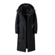 thumbnail image 3 of Chaqueta larga de plumas para hombre, muy larga, por encima de la rodilla, nueva chaqueta de invierno para parejas, abrigo holgado de talla grande y longitud media para mujer, 3 of 3