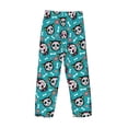 thumbnail image 6 of Balery Skull Cat print Men's Pajama Pants,Ultra Lightweight Pjs,Lounge Pant-Large, 6 of 9