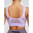 thumbnail image 7 of Lovito Women's Sports Bra Seamless Padded Running Yoga Bra, 7 of 7