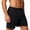 #01 Black 【Mix, Match & Rotate: Stock Up on Daily Colors】, variant on Men's Polyester Five Inch Athletic Shorts, High Elastic Wide Waistband Loose Straight Leg Invisible Pockets Quick Dry Cropped Pants for Soccer Basketball Running | TruHer,Black S