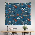 thumbnail image 2 of Sikiie Cartoon Space1 tapestry wall hanging home decor for bedrooms, living rooms, dorms 60x51in, 2 of 6