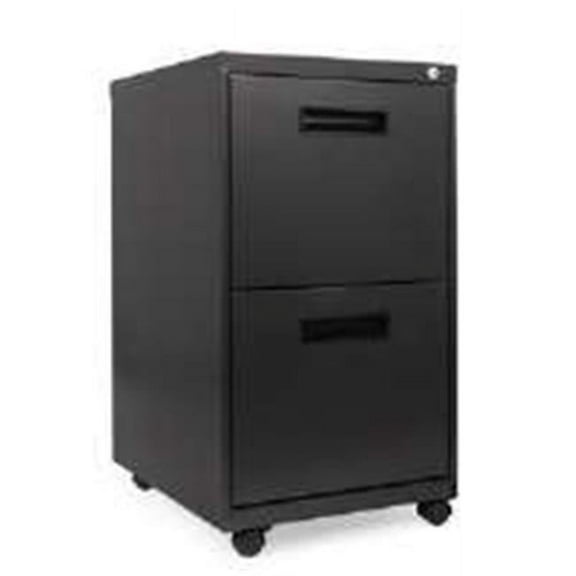 ALEPA542820CH Two Drawer Mobile Pedestal File Charcoal