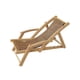 thumbnail image 5 of Silla reclinable para exteriores a escala 1:12, muebles en miniatura para habitación, escena de madera, silla en miniatura marrón claro, 5 of 9