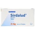 thumbnail image 1 of Sirdalud Tizanidina caja con 20 tabletas de 2mg cada una, 1 of 4