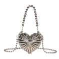 thumbnail image 1 of Mini bolso para lápiz labial metálico de lujo, moderno y ligero, bolso de fiesta cruzado con un solo hombro y cuentas, bolso de fiesta-PM20240326002481, 1 of 4