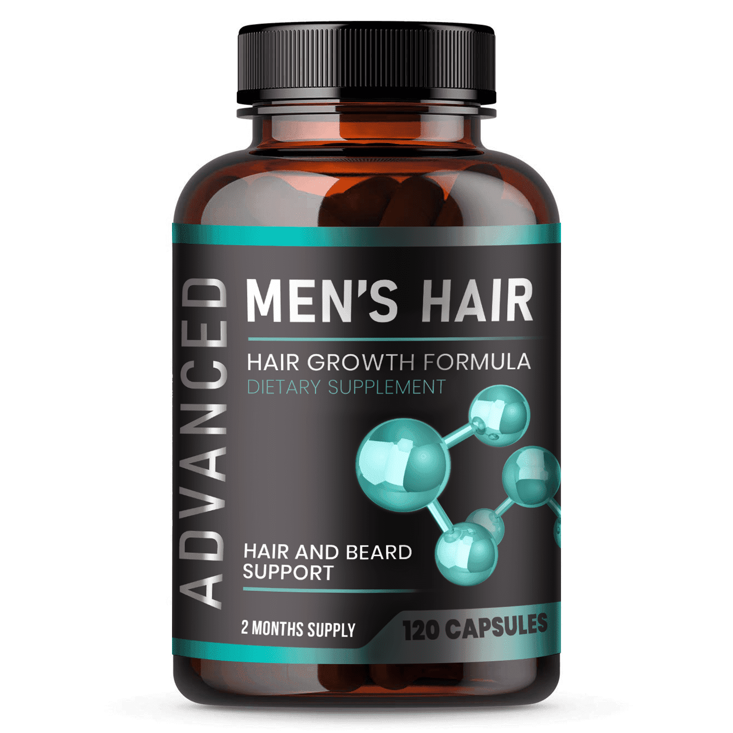 Hair Growth Vitamins For Men - Anti Hair Loss Pills. Regrow Hair & Beard Growth Supplement by NutraPro