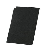 Glitter EVA Foam Sheets Soft Papers Self-Adhesive 11.8 x 7.8 Inch Black 2 Pcs
