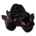thumbnail image 1 of Pantuflas Murciélago Halloween Con Puntera Abierta Y Esponjosas Antideslizantes Suaves para Interior, 1 of 9