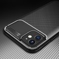 thumbnail image 6 of for iPhone 12 Mini Case Carbon Fiber Patterned, Military-Grade Drop Cover, Slim Shockproof TPU Rubber for iPhone 12 Mini Anti-Scratch,Supports Wireless Charging,Black, 6 of 9