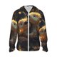 thumbnail image 1 of Balery Adorable Otter Pair Hug Sudadera ligera de manga larga con capucha y protección solar UPF 50+ para hombre y mujer, ideal para pesca y running-3X-Large, 1 of 7