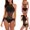 Black, variant on Oalirro Gift for Her Womens One Piece Swimsuits Women's Backless Hollowed Out Lace One-piece Swimsuit (with Chest Pad No Steel Bracket) Black
