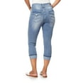 thumbnail image 2 of Angels Forever Young Curvy Cropped Jeans For Women, 2 of 3