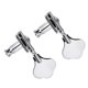 thumbnail image 2 of 2L2R Bass String Tuning Pegs Open Tuners Zinc Alloy Machine Heads Silver, 2 of 4