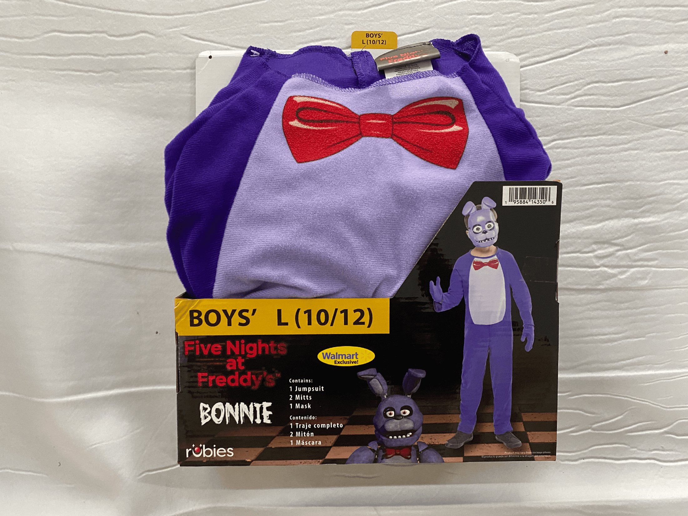Five Nights at Freddy's Bonnie Halloween Costume for Children, Boys' Size S (6/7), by Rubies