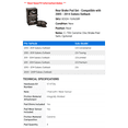 thumbnail image 2 of Rear Brake Pad Set - Compatible with 2005 - 2014 Subaru Outback 2006 2007 2008 2009 2010 2011 2012 2013, 2 of 2