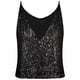 thumbnail image 3 of Camiseta Sin Mangas Con Tirantes Camiseta sin mangas con tirantes para mujer, chaleco de lentejuelas a la moda, ropa suelta para fiesta y Club (negro L) Cgtredaw para Mujer Negro T M, 3 of 9
