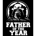 thumbnail image 2 of Men's Star Wars Father's Day Vader Father of the Year  Sweatshirt Black Large, 2 of 4