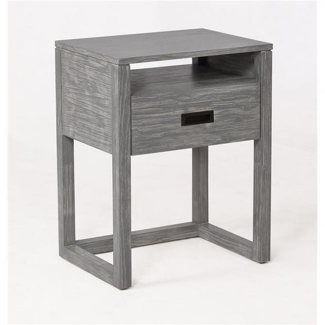 Glenwillow Home 1360005 Velanda Nightstand - Grey