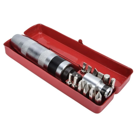 

Manual Screwdriver Kit Reversible Impact Driver Set For Home Or Car Repairs