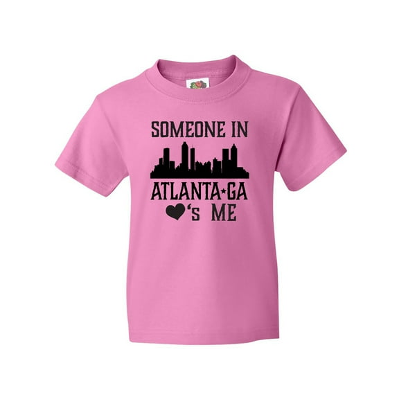Inktastic Atlanta Georgia Someone Loves Me Skyline Youth T-Shirt