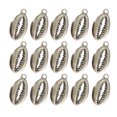 thumbnail image 1 of 20 Unids Estilo de Playa Conchas Marinas Adornos de Dientes Accesorios de Joyería de Acero Inoxidable Colgantes de Joyería Hecha A Mano DIY, 1 of 6