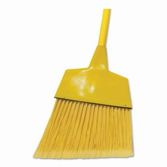BWK Corn & Fiber Angled-Head Lobby Brooms, Yellow - 42 in. - 12 Per Carton