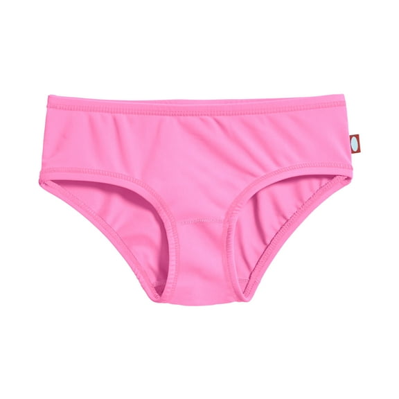 Made in USA Girls UPF 50 Swimming Briefs | Medium Pink