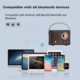 thumbnail image 4 of Altavoz Bluetooth Dosmix Retro Vintage Decor Negro, 4 of 9