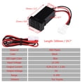 thumbnail image 1 of Puerto USB del coche, 12V-24V 2.1A USB dual Zócalo USB dual Cargador de coche USB dual Diseño de última generación, 1 of 9