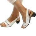thumbnail image 3 of Fukaraa Summer Orthotic Sandals Women Heel Ankle Strap Dressy Comfy Flats, 3 of 5