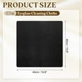 thumbnail image 2 of Uxcell 6Pcs Soft Eyeglass Cloths, 15.8 x 15.8" Electronics Microfiber Cleaning Cloths Eyeglass Cleaning Fabric for Lens Wipes Glasses Cleaner Jewelry LCD Screens Cameras, Black, 2 of 7