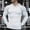 White, variant on Men's Half Zip Slim Hooded Top, Contrast Decorative Strips, Raglan Sleeve Cutting, Fit Long Sleeve Sports Shirt for Fitness and Outdoor Activities Black XXXL
