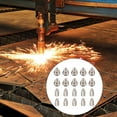 thumbnail image 2 of 20 piezas P80 consumibles para antorcha de corte de plasma, boquilla de electrodo de punta de antorcha de plasma P80 de 80 A para corte CNC, 2 of 8