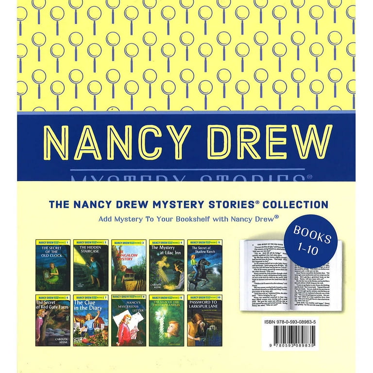 Nancy Drew Books 1-10 Box Set The Nancy Drew Mystery Stories