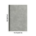thumbnail image 3 of Notebook, Notepad, A5 Portable Writing Journal with Soft Imitation Leather Cover, 80g Double-Sided Smooth Paper, Thread-Locked Glue Binding, 180 Degree Lay Flat, Durable and Lightweight, 3 of 7