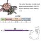 thumbnail image 2 of Paquete de 2 collares de flores para perros y gatos, pajarita, collar de gamuza rosa para cachorros, campana, collar ajustable de perlas para mascotas, Chihuahua York, 2 of 3