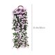 thumbnail image 3 of Decoración artificial de pared con cesta colgante - Plantas artificiales realistas de 35" en rosa y blanco para decoración de interior en la cocina y la oficina, 3 of 6
