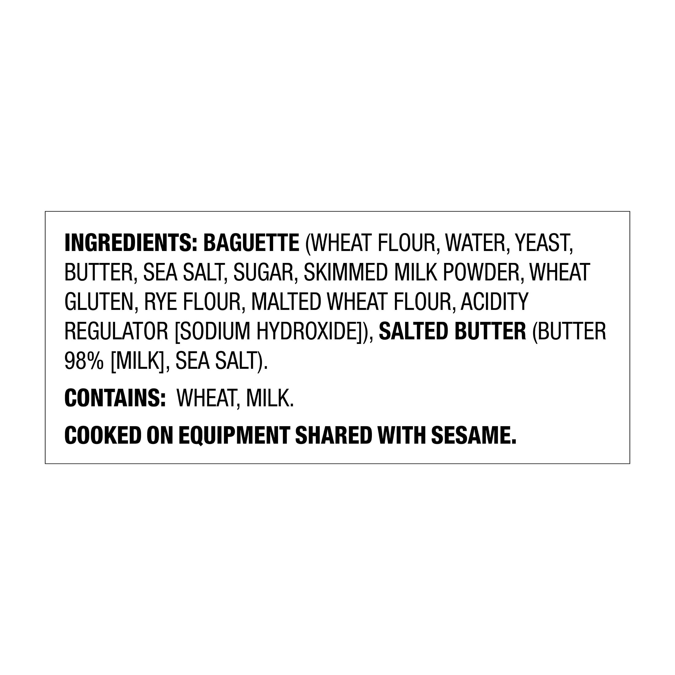 Julian’s Recipe Butter & Sea Salt Pretzel Baguette, 6.18 oz, Shelf-Stable, Single Pack