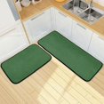 thumbnail image 7 of GZHJMY Kitchen Rugs 2 Piece Waterproof Non Slip Kitchen Mat Forest Green Color Kitchen Rug Set for Sink Office Kitchen Cafe, 19.7"x47.2"+19.7"x27.6" Carpet Runner, 7 of 7