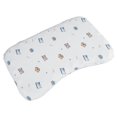 thumbnail image 3 of Almohada de guardería para bebé, algodón puro, estampado de dibujos animados, onda, almohada de lactancia infantil lavable de una sola capa para bebé, niño pequeño, oso de dibujos animados, 3 of 5