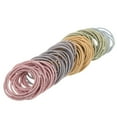 thumbnail image 4 of WEUVEB Hair Ties Assorted Color Plastic 100Pcs 1.6x1.6x0.08In, 4 of 8