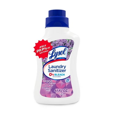 Lysol Laundry Sanitizer Additive, Sanitizing Liquids for Clothes and Linens, Lavender, 41 oz