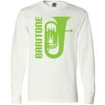 thumbnail image 3 of Inktastic Baritone Player Music Long Sleeve T-Shirt, 3 of 5