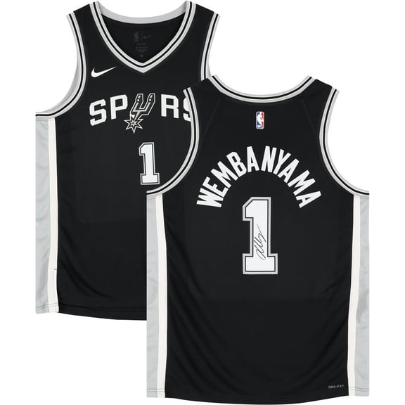 Victor Wembanyama San Antonio Spurs Autographed Icon Swingman Jersey - Fanatics Authentic Certified